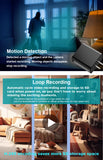 CAMDUCK C508 4MP HD 140°Wide Angle Hidden Cameras Wireless Outlet Charger Spy Camera For Home Monitor