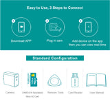 CAMDUCK C508 4MP HD 140°Wide Angle Hidden Cameras Wireless Outlet Charger Spy Camera For Home Monitor