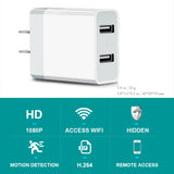 CAMDUCK Hidden Spy Cam- USB Charger Camera - HD 1080P Mini WiFi Security Camera - Small Micro Wireless Nanny Cam for Home Indoor Security