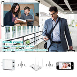 CAMDUCK Hidden Spy Cam- USB Charger Camera - HD 1080P Mini WiFi Security Camera - Small Micro Wireless Nanny Cam for Home Indoor Security