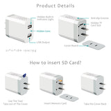 CAMDUCK Hidden Spy Cam- USB Charger Camera - HD 1080P Mini WiFi Security Camera - Small Micro Wireless Nanny Cam for Home Indoor Security