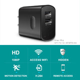 Wireless Charger Camera USB Wall Adapter