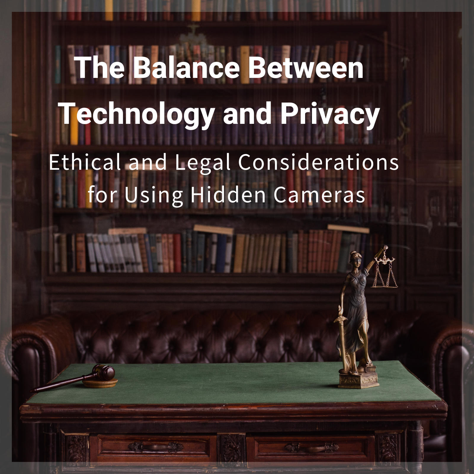 The Balance Between Technology and Privacy: Ethical and Legal Considerations for Using Hidden Cameras