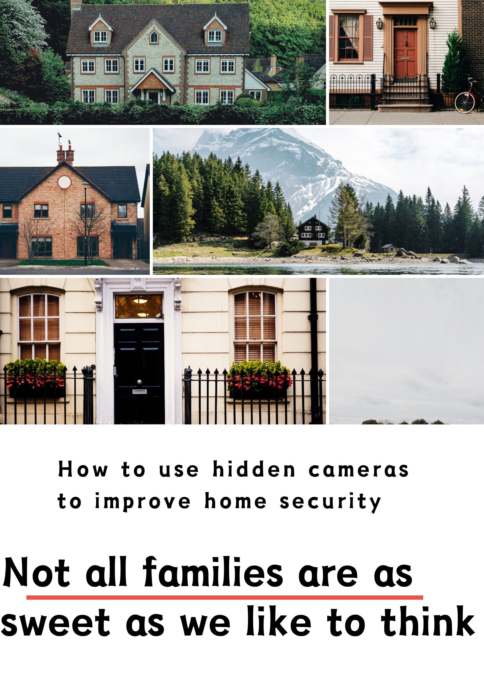 How to use hidden cameras to improve home security？