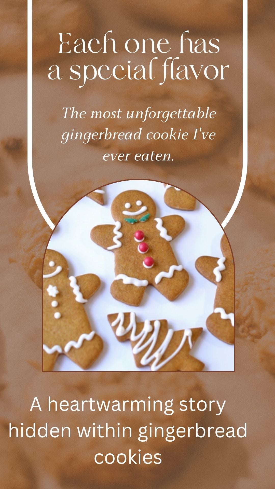 Christmas gingerbread cookies and a mother's silent care.