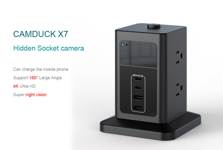 CAMDUCK X7 4K HD Night Vision Hidden Camera New Product Launch - Redefining New Standards for Home Security!