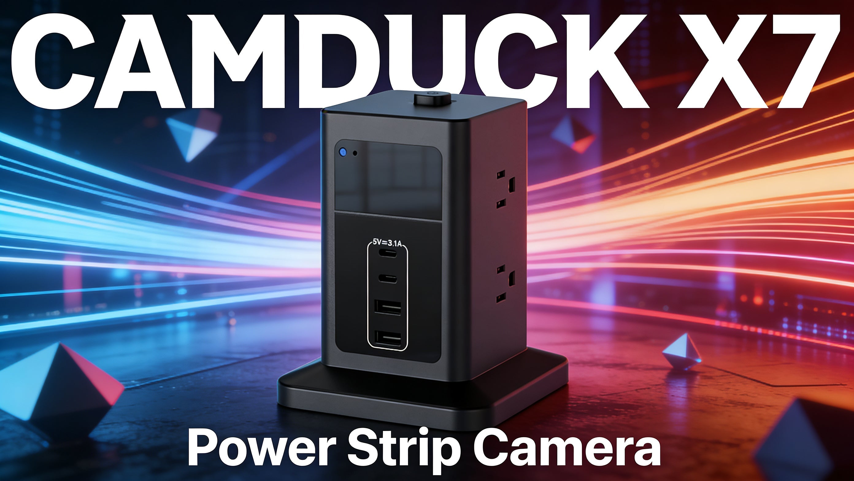 Discover the Ultimate Hidden Camera with 6 AC Outlets and 4 USB Ports for Home Security