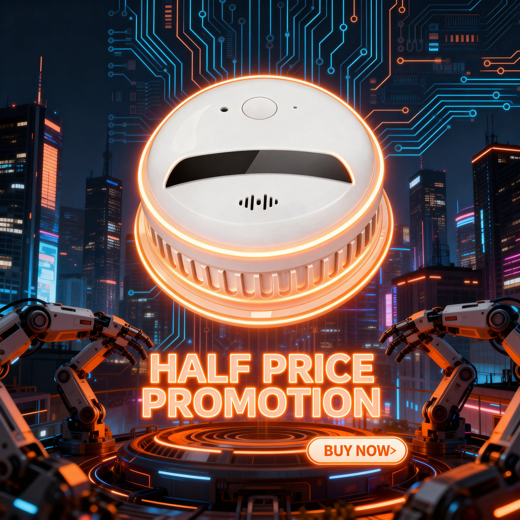 CAMDUCK 007 4MP HD 𝟥𝟨𝟢°𝗁𝗈𝗋𝗂𝗓𝗈𝗇𝗍𝖺𝗅 𝗋𝗈𝗍𝖺𝗍𝗂𝗈𝗇 Smoke Detector Spy Camera Hidden Cameras For Home Monitor Suitable for ceilings