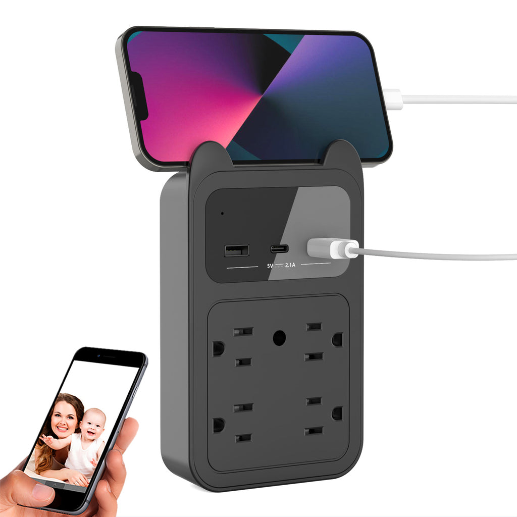 CAMDUCK Camera Outlet HD 4MP Camera Wireless Camera Surveillance Security Camera for Home/Office/Indoor/Pet