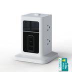 CAMDUCK X7 4K HD Vertical Socket Hidden Cameras 160° Wide Angle Spy Camera With Night Vision For Home Monitor Nanny Camera