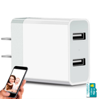 CAMDUCK Hidden Spy Cam- USB Charger Camera - HD 1080P Mini WiFi Security Camera - Small Micro Wireless Nanny Cam for Home Indoor Security