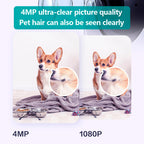 CAMDUCK 007 4MP HD 𝟥𝟨𝟢°𝗁𝗈𝗋𝗂𝗓𝗈𝗇𝗍𝖺𝗅 𝗋𝗈𝗍𝖺𝗍𝗂𝗈𝗇 Smoke Detector Spy Camera Hidden Cameras For Home Monitor Suitable for ceilings