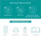 CAMDUCK XN 4K HD 160°Wide Angle Nanny Camera Wall Socket Hidden Cameras With Night Vision For Home Monitor Spy Camera