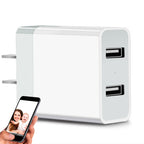 CAMDUCK Hidden Spy Cam- USB Charger Camera - HD 1080P Mini WiFi Security Camera - Small Micro Wireless Nanny Cam for Home Indoor Security