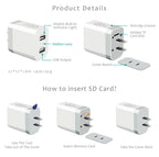 CAMDUCK Hidden Spy Cam- USB Charger Camera - HD 1080P Mini WiFi Security Camera - Small Micro Wireless Nanny Cam for Home Indoor Security