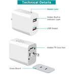 CAMDUCK-S 1080p Home Security Camera with USB Desk Charger