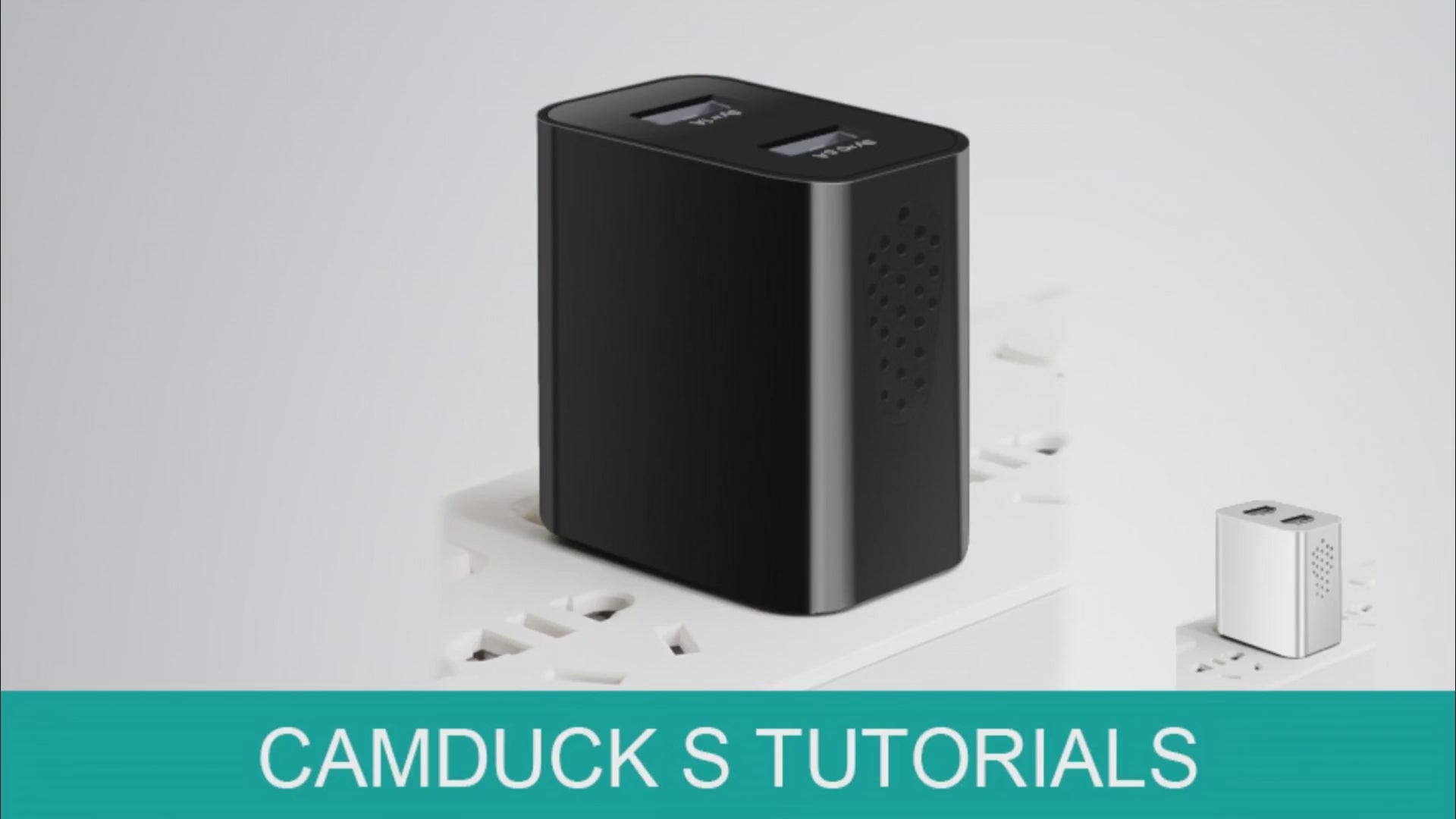 CAMDUCK-S 1080p Home Security Camera with USB Desk Charger